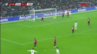 ویدیو: گل دوم انگلیس به آلبانی توسط هری کین