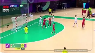 گل سوم تیم ملی فوتسال ایران به تاجیکستان را ببینید + ویدیو