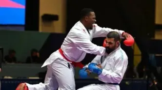 صالح اباذری نقره گرفت/ پایان خوش کاراته با ۵ مدال طلا و نقره