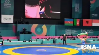 هادی ساروی طلایی شد + ویدیو