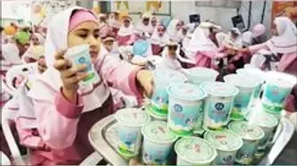 شیر در مدارس توزیع نمی‌شود