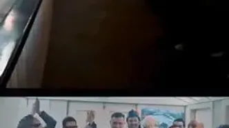 ببینید؛ شوخی عجیب علی دایی با همسرش در پشت صحنه نمایش