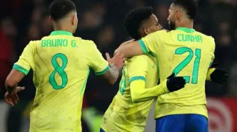 برزیل ۱ - ۱ تونس؛ تساوی برزیل و تونس در دیدار دوستانه