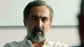 آقای بازیگر عزادار در آغوش هادی حجازی فر