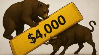 پیش‌بینی قیمت طلای جهانی در آستانه داده‌های مهم | وال‌استریت محتاط، مین‌استریت خوش‌بین