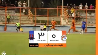 پیروزی پرگل نساجی مازندران برابر شناورسازی قشم؛ اقتدار قائمشهری‌ها در صدر جدول