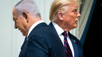 تصویر پربازدید از اعدام ترامپ و نتانیاهو در تهران