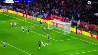 ویدیو | گل اول اینتر به اتلتیکو مادرید توسط زیلینسکی