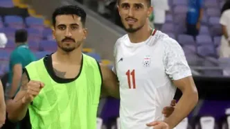 دو ستاره استقلال و پرسپولیس زیباترین قاب بازی دیشب را ساختند