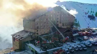 حبس ابد برای ۱۱ متهم آتش‌سوزی هتل «گرند کارتال» ترکیه