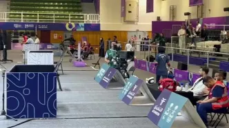 ساینا کریمی برابر نماینده قزاقستان پیروز شد (ویدیو)