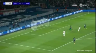 ویدیو: گل دوم بایرن مونیخ به پاری سن ژرمن توسط لوئیز دیاز