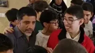 دیدار صمیمانه علیرضا دبیر با کودکانِ دارای سندرم داون و اوتیسم