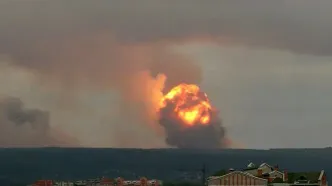 انفجار در یک پایگاه موشکی روسیه