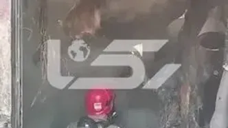 فیلم لحظه آتش‌سوزی هولناک در کارگاه شارژ سیلندر گاز مایع در مسعودیه