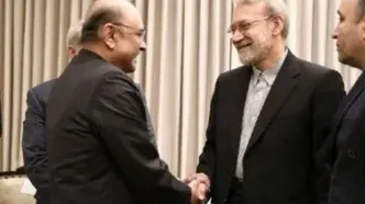 تصاویر خاص از دیدار لاریجانی با رئیس جمهور پاکستان