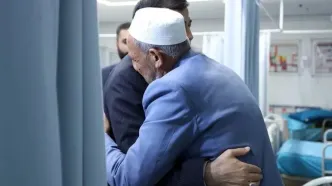 تصویری غم‌انگیز از پدر صابر کاظمی