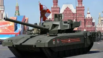 استتار جالب تانک‌های روسیه در جنگ با اوکراین