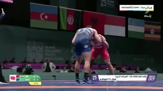 ببینید؛ قهرمانی و مدال طلای آذرپیرا در وزن 97 / همبستگی کشورهای اسلامی