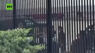 لحظه ورود عجیب جولانی به کاخ سفید +فیلم