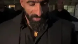 تصویر رهبر انقلاب بک‌گراند گوشی قهرمان مسترالمپیا