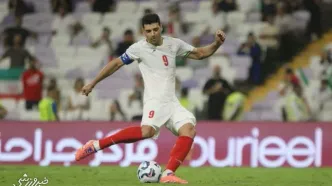 طارمی رسماً ۱۰۰تایی شد/ تونل افتخار ستاره‌های ایران برای مهاجم تیم ملی +عکس ویدیو