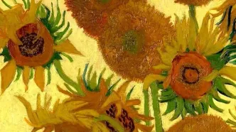 آفتابگردان‌های «ون‌گوگ» به‌هم می‌رسند