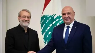 ماجرای فایل کامل تصویری دیدار علی لاریجانی با رییس‌جمهور لبنان