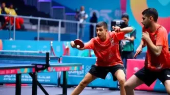 تیم پینگ پنگ مردان ایران نقره کسب کرد