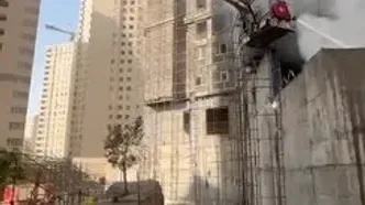 جزئیات کامل از آتش سوزی یک برج در بزرگراه همدانی