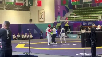 سانیا کریمی در ریاض فینالیست تکواندو شد + ویدیو