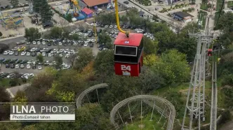 چشم انداز جنگل و دریا در قاب طبیعت