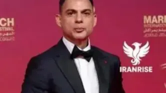 رفتار صمیمی بازیگر جذاب ونزدی با پیمان معادی/ویدیو