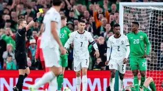 شکست پرتغال مقابل ایرلند در شب اخراج جنجالی رونالدو