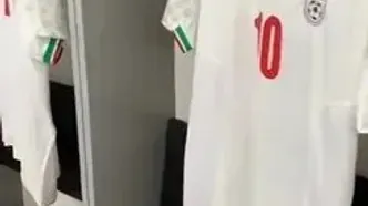 رختکن امیدها پیش از بازی با روس‌ها