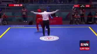 عرفان محرمی به فینال ووشو رسید + ویدیو