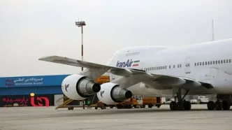 گردوخاک پروازهای قشم را مختل کرد