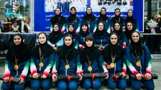 بازتاب درخشش طلایی والیبال دختران ایران در سایت شورای المپیک آسیا