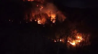 مهار کامل آتش‌سوزی در ارتفاعات لوندویل آستارا