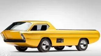 خودرویی که شبیه به دمپایی است + عکس