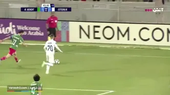 (ویدیو) خلاصه بازی استقلال و الوحدات اردن 14 آبان 1404