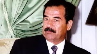 «صبحه طلفاح» مادر «صدام» در دوران پیری؛ دهه 40 شمسی