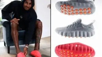 دمپایی‌هایی که تمرکز فوتبالیست‌ها را بالا می‌برد/ چرا انگلیس از این کفش‌ها استفاده می‌کند؟