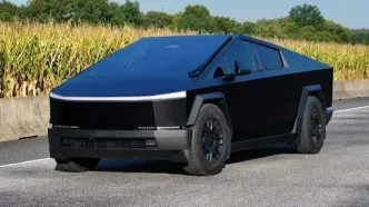 خودروی تسلای ایلان ماسک در چالوس/ویدیو