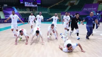 ویدیو| جشن شادی تیم ملی فوتسال پس از قهرمانی