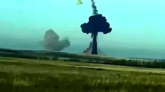 موشک قاره‌پیمای روسیه، هنگام شلیک منفجر شد! +فیلم