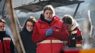 تصاویر؛ حمله مرگبار روسیه به ساختمان‌های مسکونی در شهر ترنوپیل اوکراین