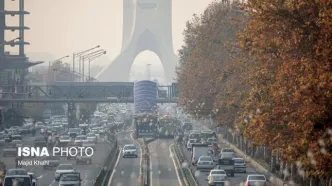 تهران در حجم آلودگی هوا محو شد!