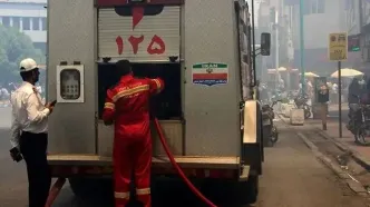 آتش‌سوزی برج مسکونی در خیابان تیموری تهران/ ۷۰ نفر از ساکنان مجبور به تخلیه واحد مسکونی خود شدند