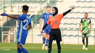 تاریخ‌سازی داور محجبه دیدار مصر و کیپ‌وِرد